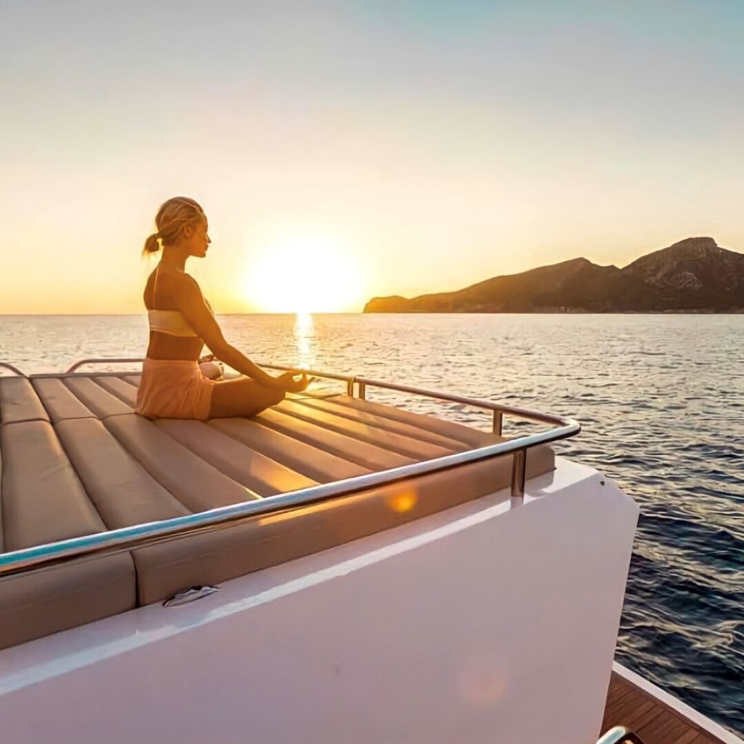 wellness on a yacht charter