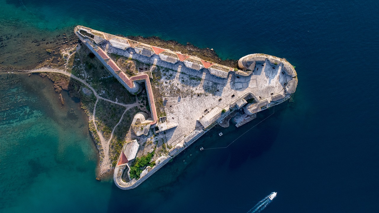 croatian history and culture St Nicholas fortress in Sibenik