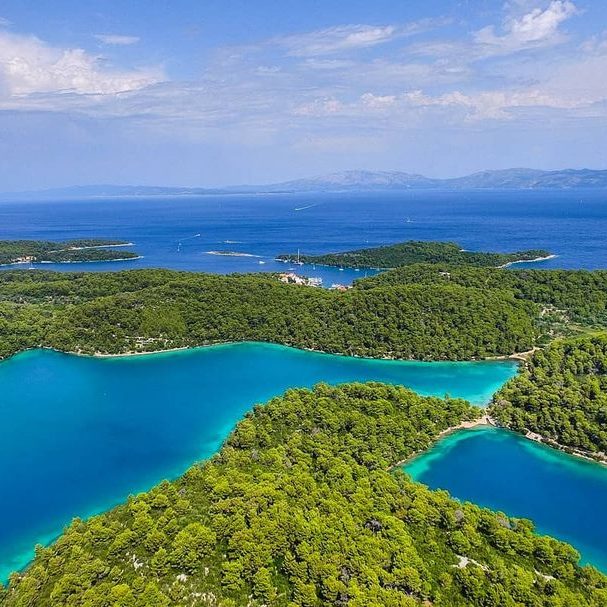 Bike trails on Mljet island