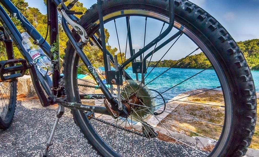 Bike trails on Mljet island