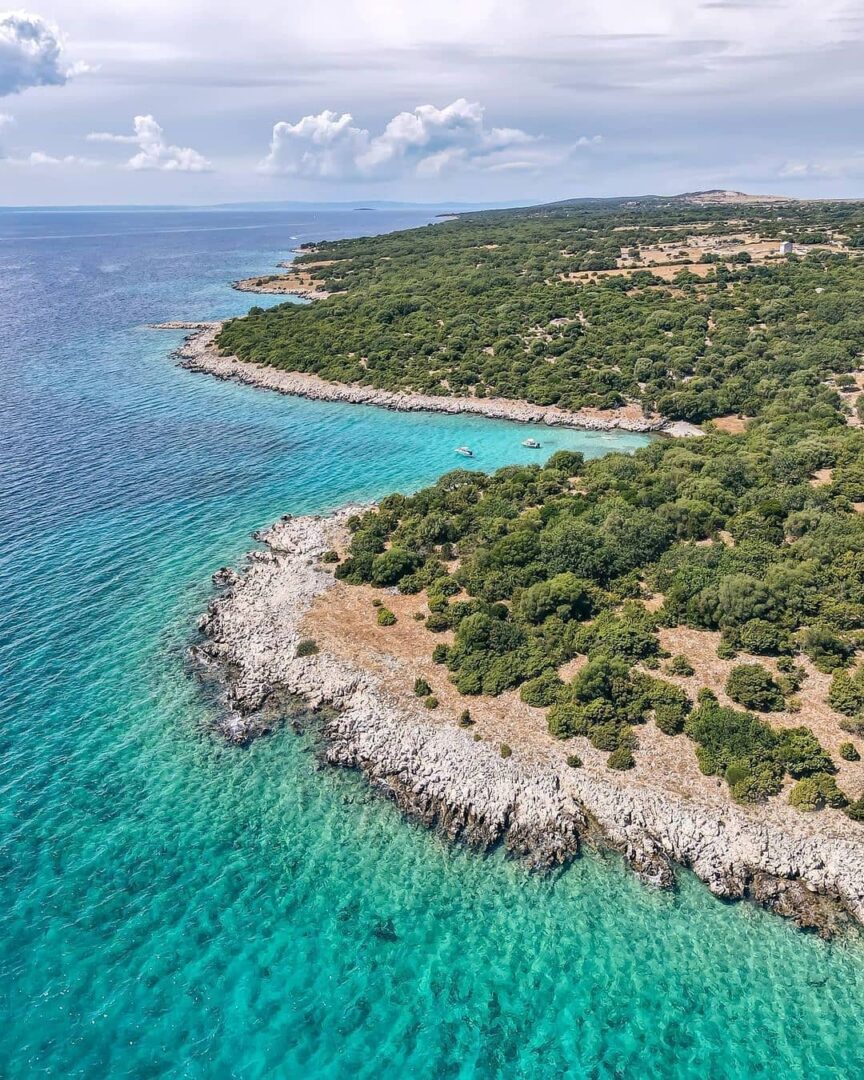 Yacht charter in Opatija view of pag island