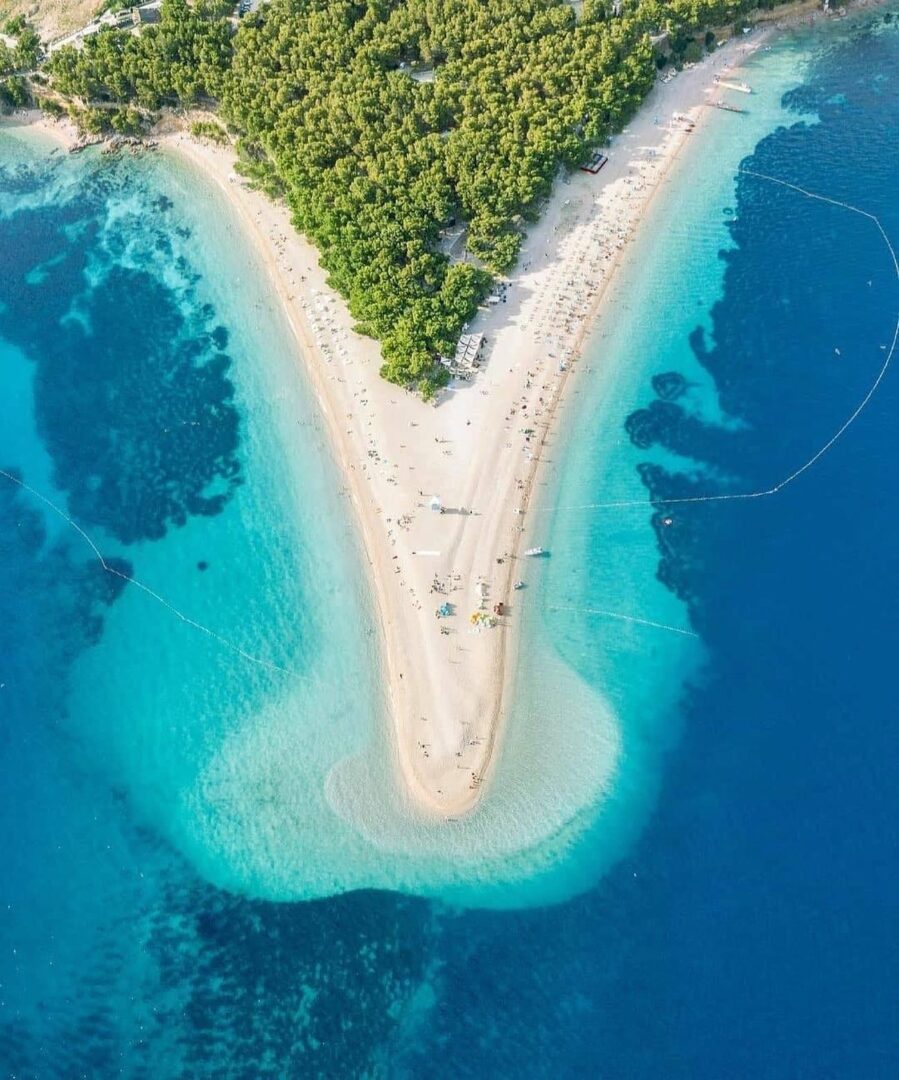 golden horn beach on brač island