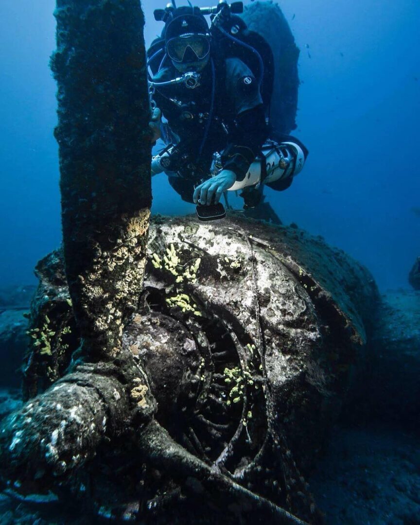 Propeller of the B24 Liberator near Vis