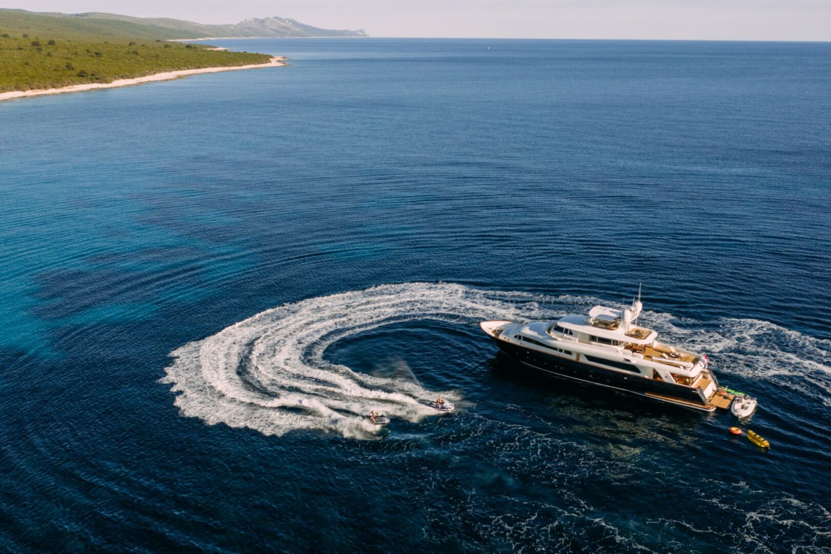 ferretti yacht klobuk in croatia