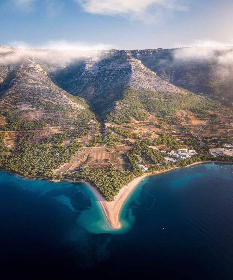 The Golden Horn beach on Brač is one of the most unique beaches in Europe