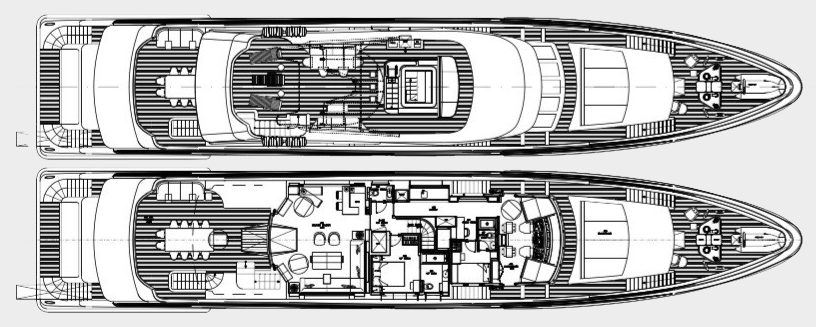 africa I yacht charter layout