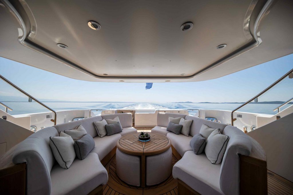 Alalya Yacht Charter Aft Deck Lounge