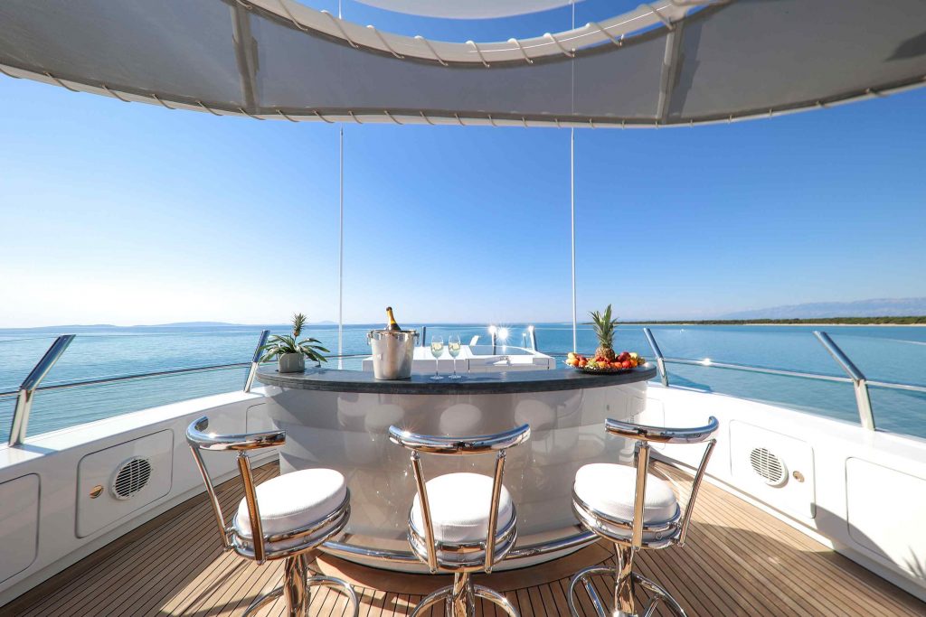 Alalya Yacht Charter bar & stools