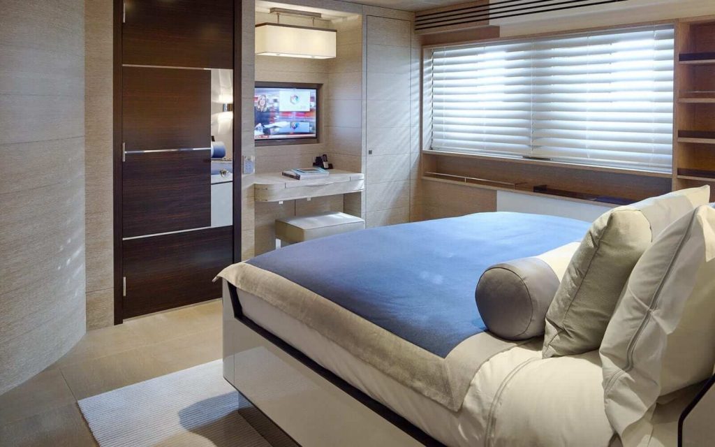 asya yacht charter vip cabin view