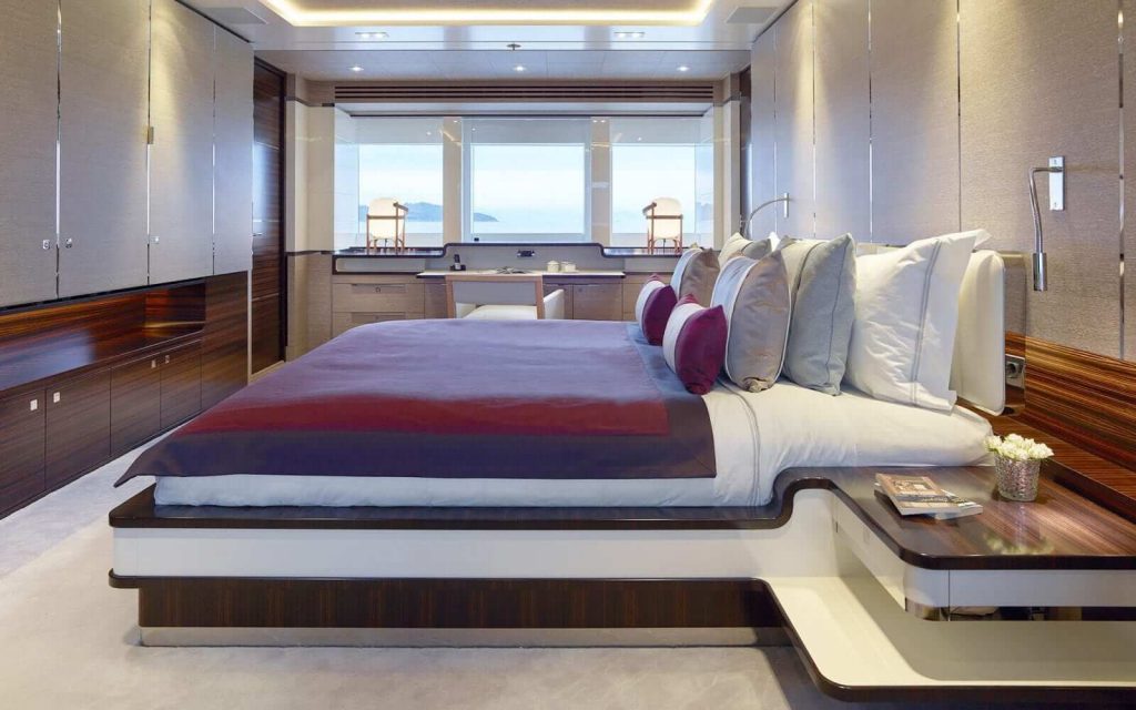 asya yacht charter master cabin view