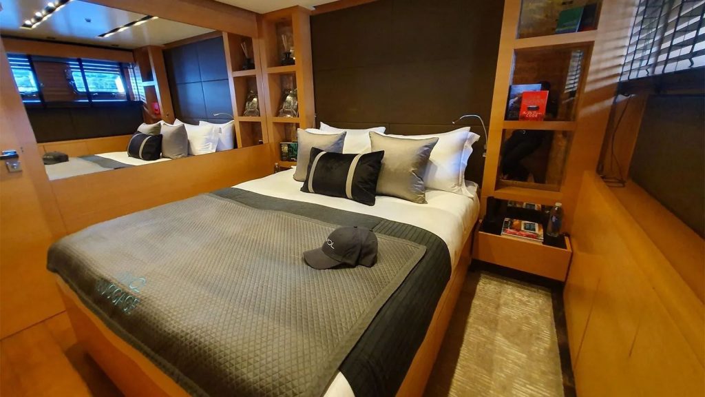 away yacht charter vip cabin