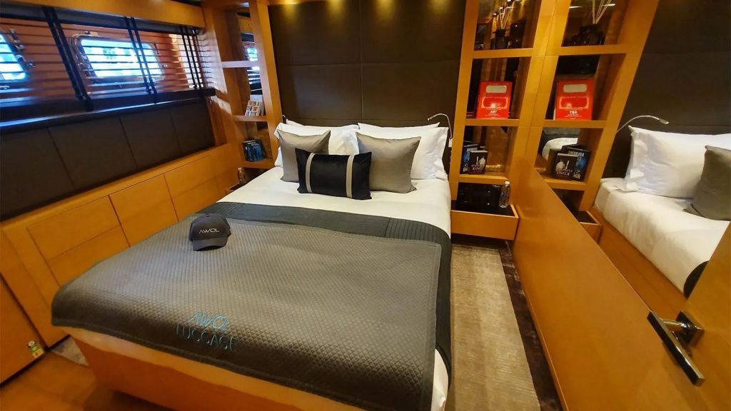 away yacht charter vip cabin view