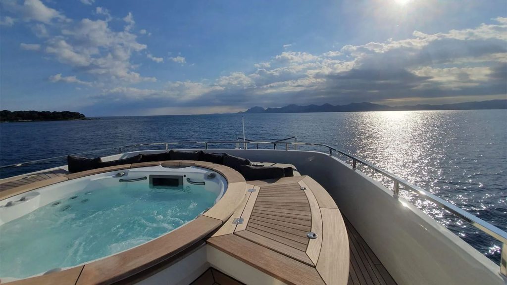 away yacht charter jacuzzi