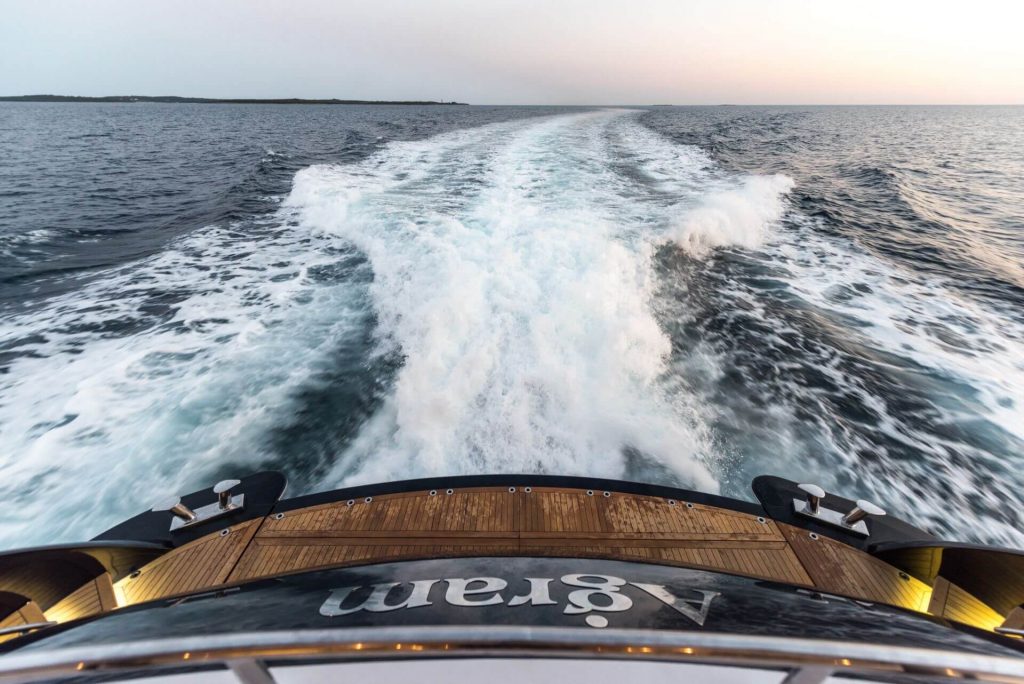 agram yacht charter stern view