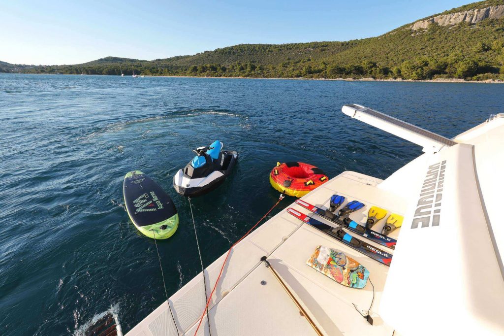 dominique yacht charter water toys