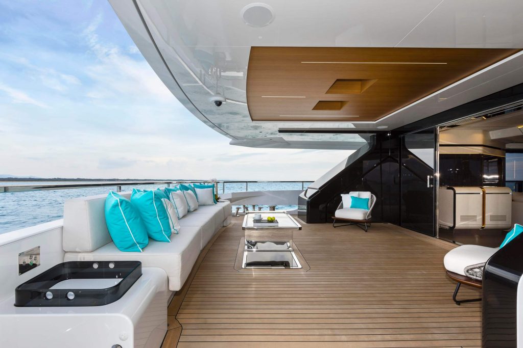 sanctuary yacht charter aft deck