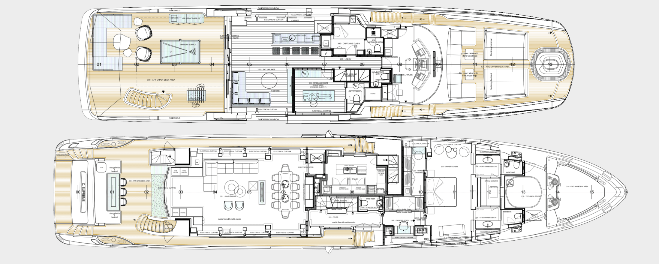 happy me yacht layout