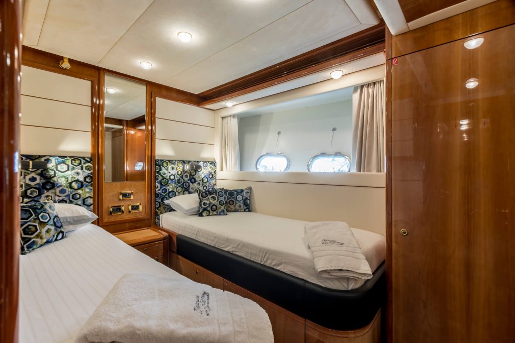 Miss katariina yacht charter twin cabin