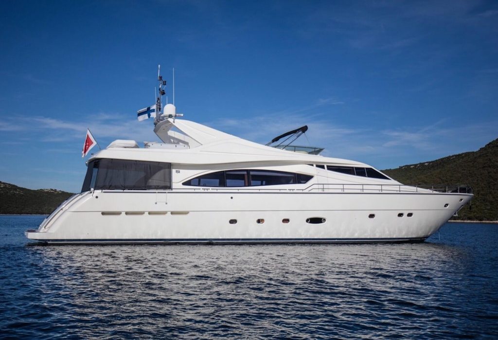 miss katariina yacht charter side view