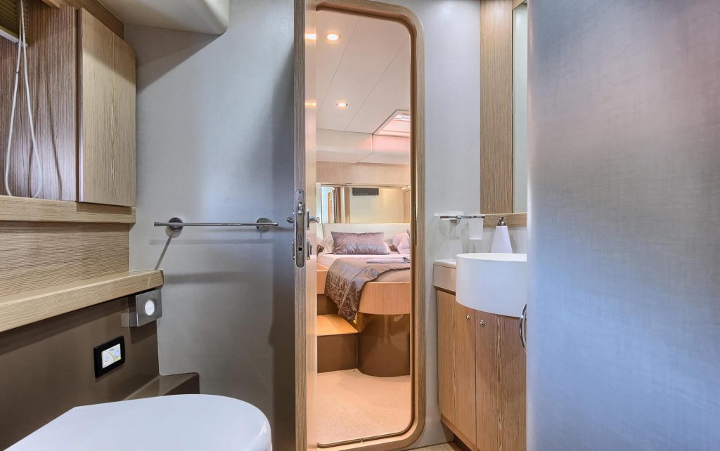 kimon yacht charter bathroom