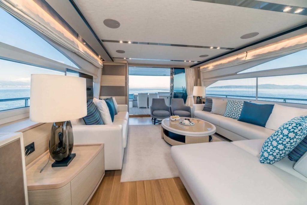 larimar II yacht charter main salon