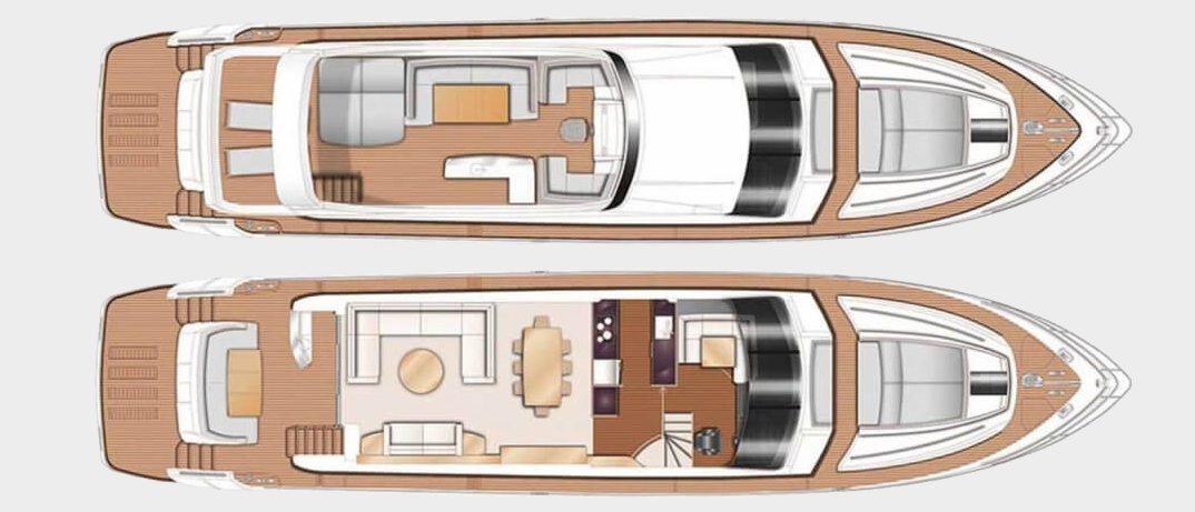 larimar II yacht charter layout