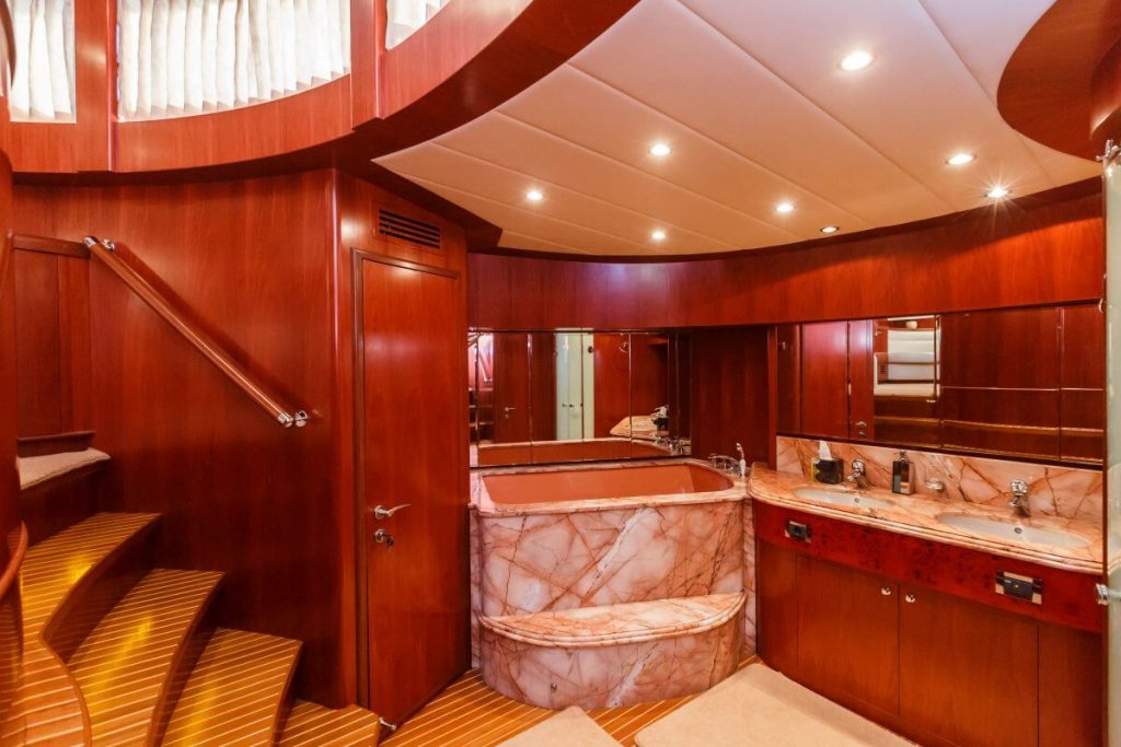 johnson baby yacht charter master stateroom en suite