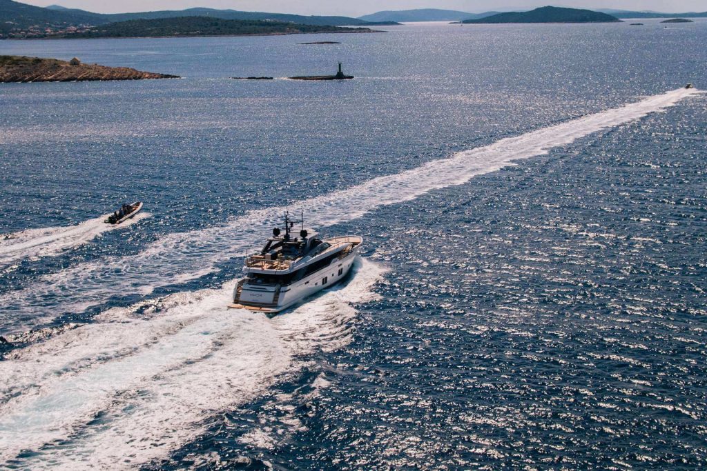 noor II cruising in Croatia