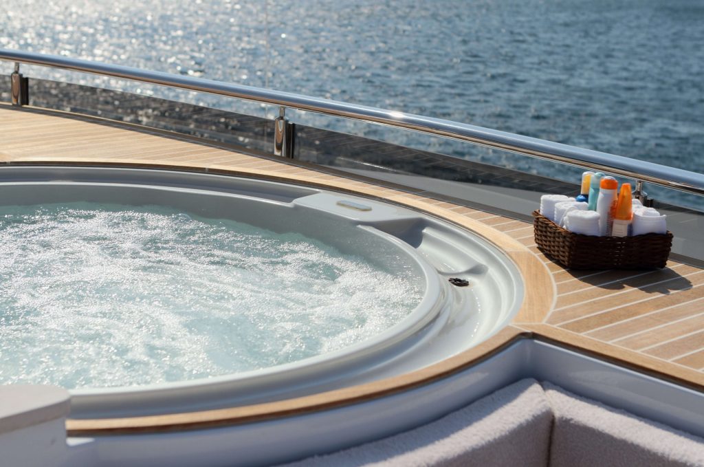 yacht charter jacuzzi