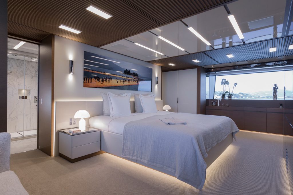 seven sins yacht charter master suite