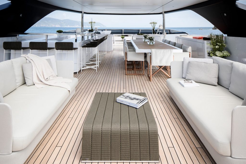 seven sins yacht charter sundeck area