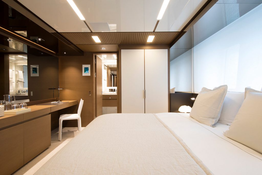 seven sins yacht charter vip cabin view