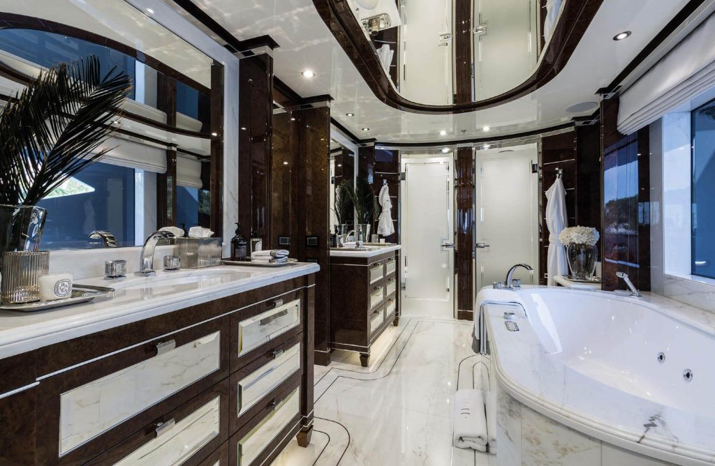 11.11 superyacht bathroom view