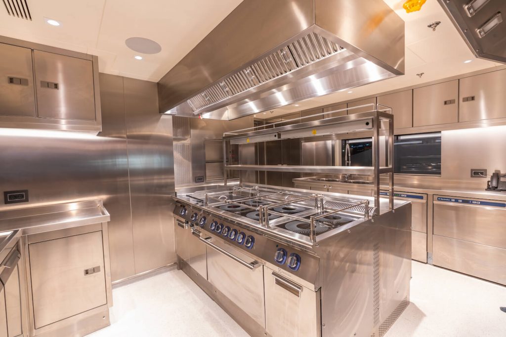 tatiana yacht charter galley