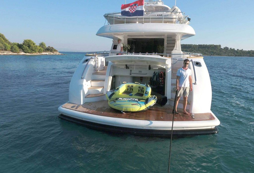 tuscan sun yacht charter stern view