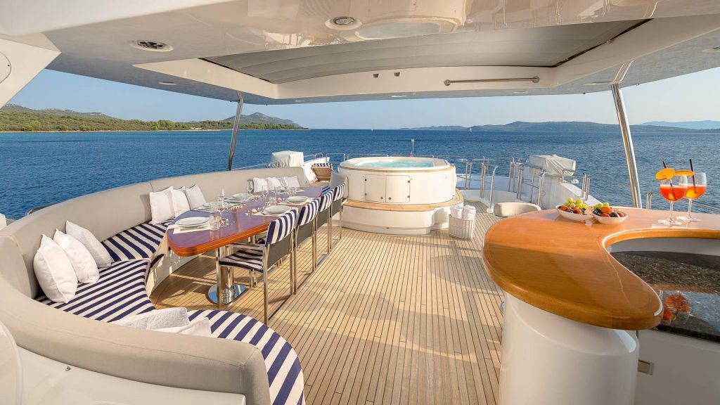 artemy yacht charter sundeck view