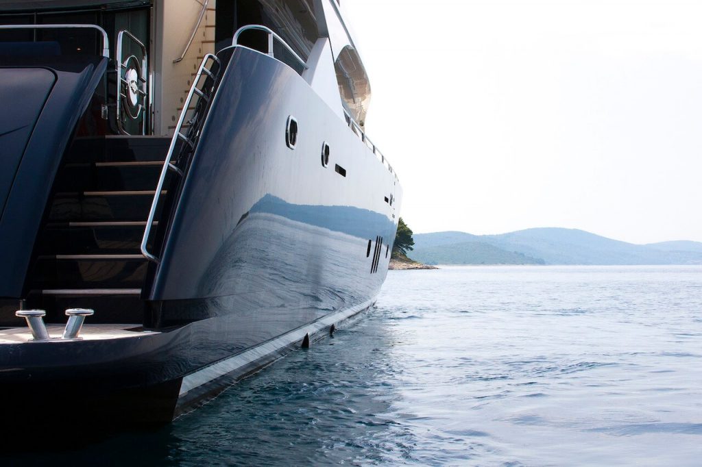 cassiopeia yacht charter side view