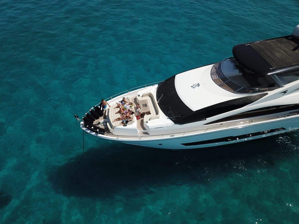 stardust yacht view from above