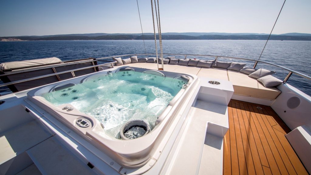 aiaxaia yacht charter jacuzzi