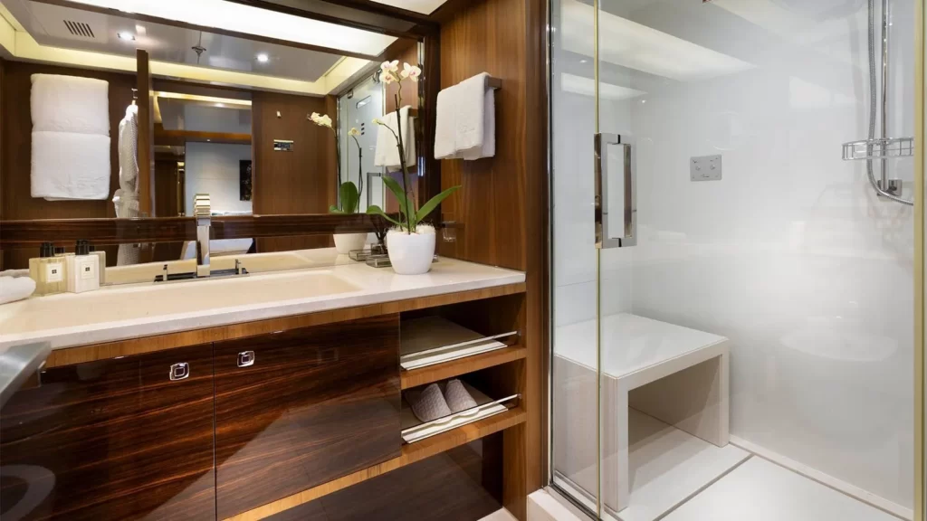 taleya yacht charter en suite view