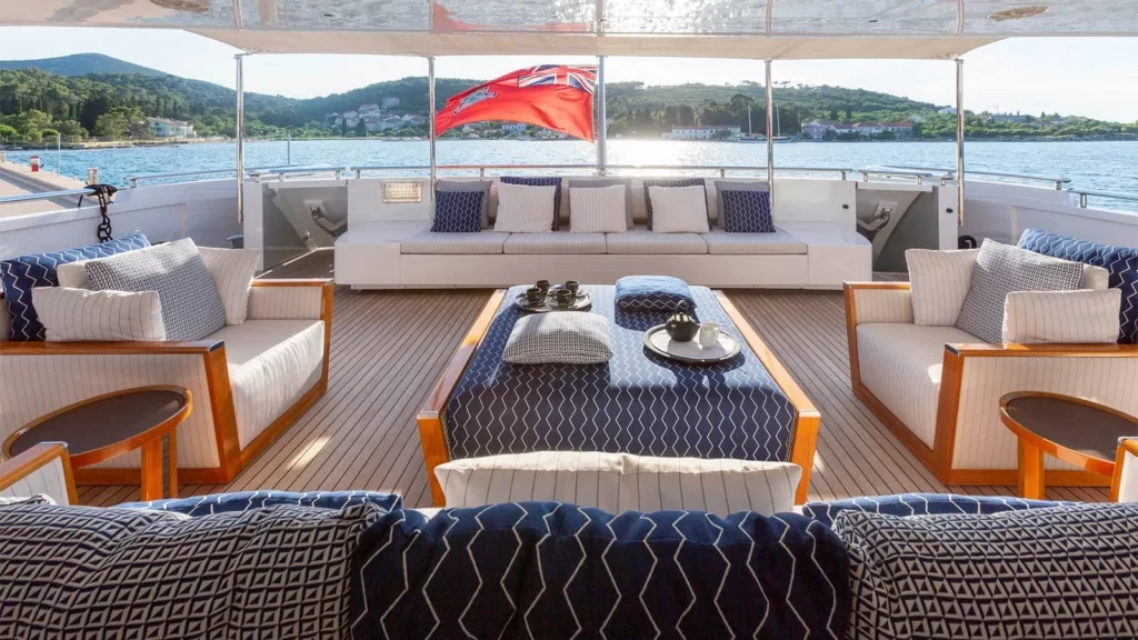 taleya yacht charter main deck aft