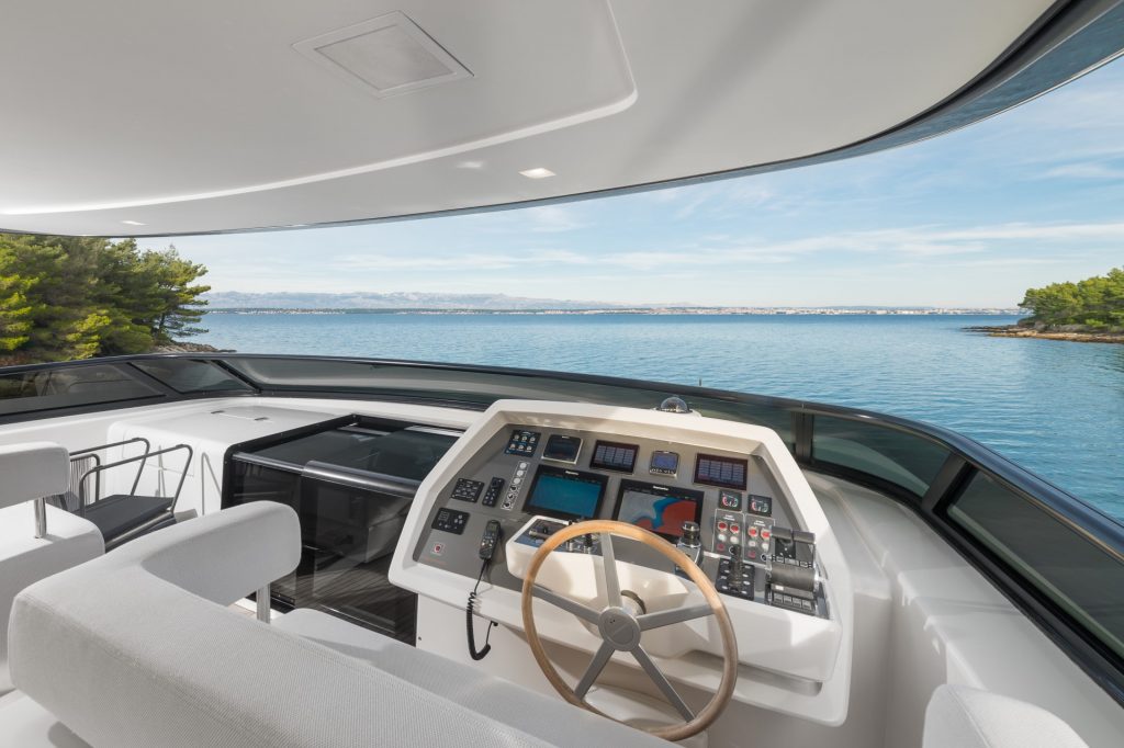 andiamo yacht charter helm area