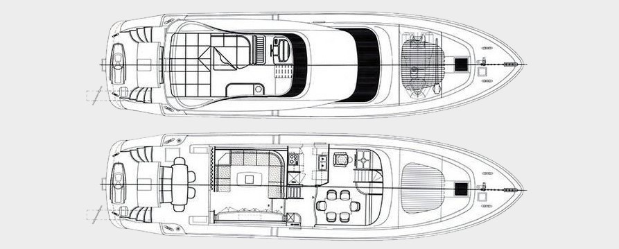 hope i yacht charter layout