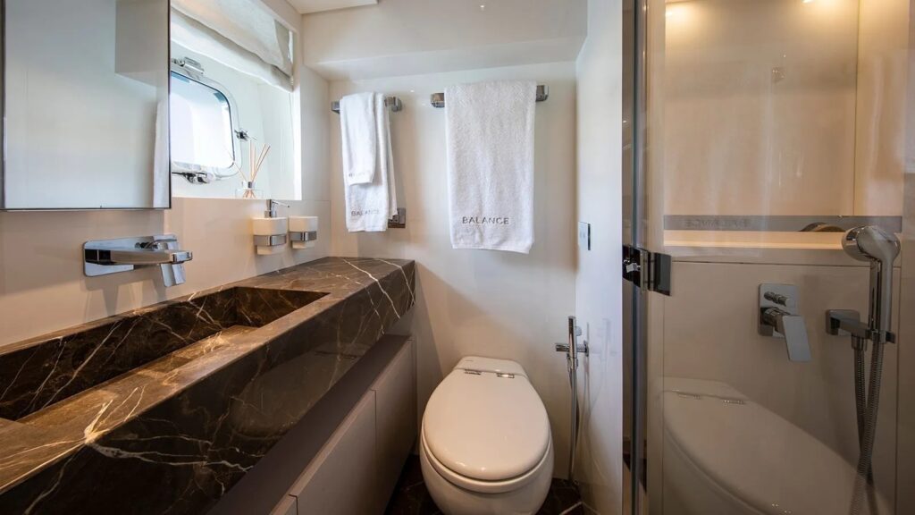 balance yacht charter double en suite