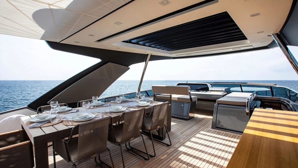 balance yacht charter flybridge