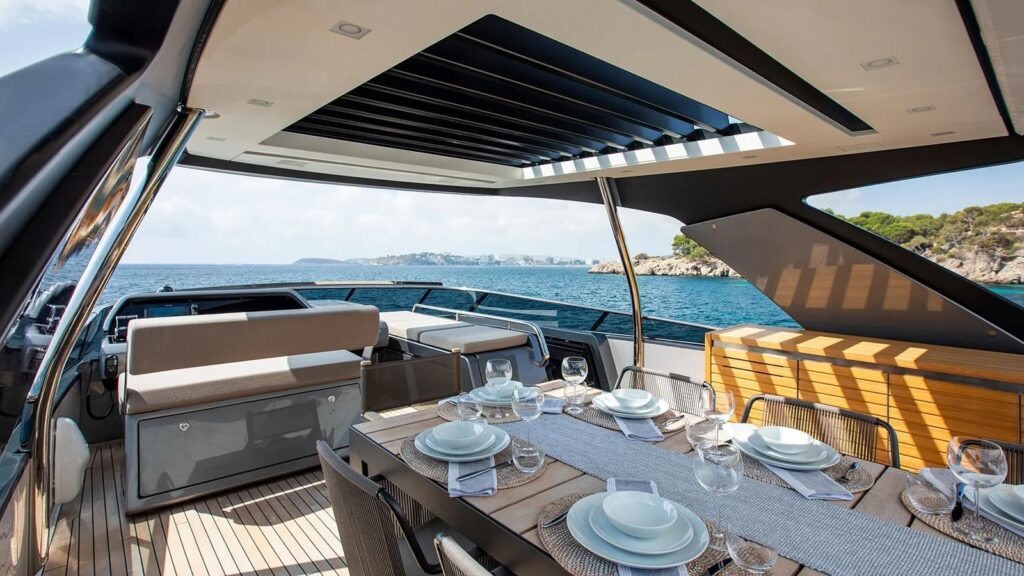 balance yacht charter flybridge looking front