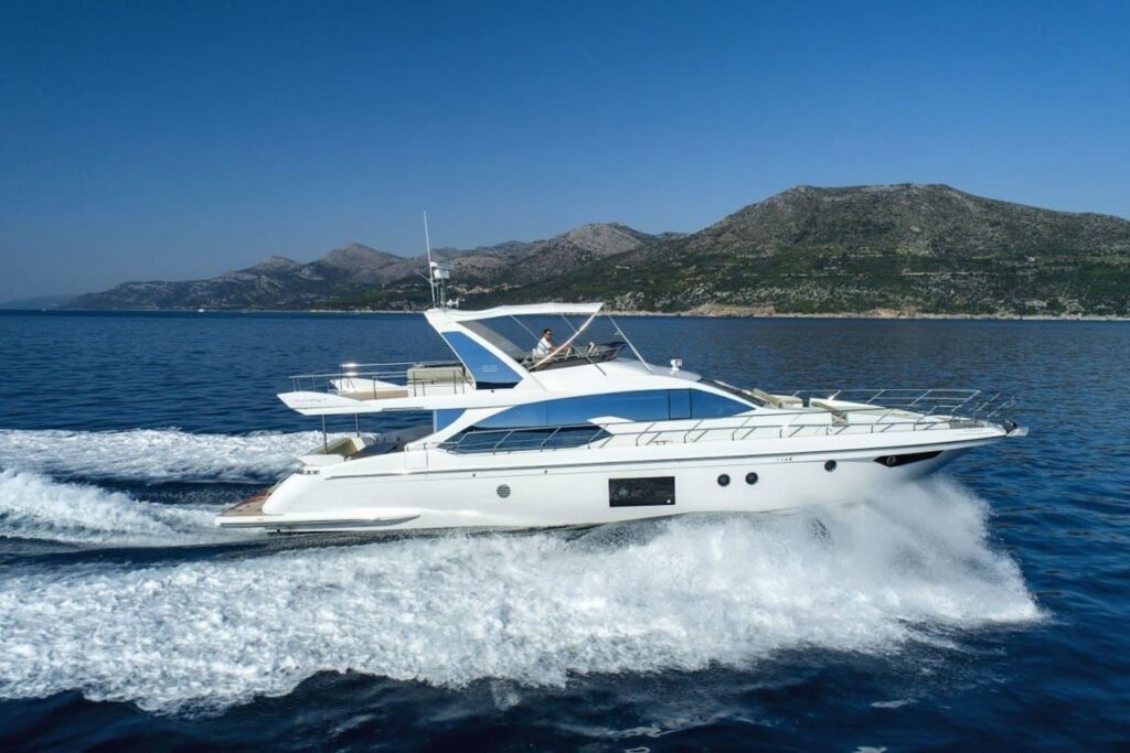 tamara ii yacht charter side view cruising