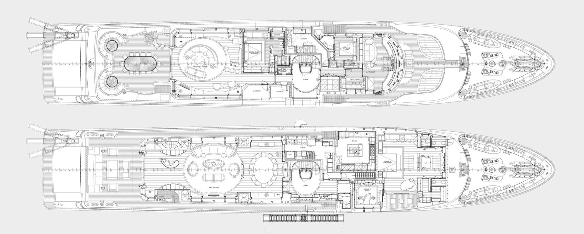 Light holic yacht charter layout