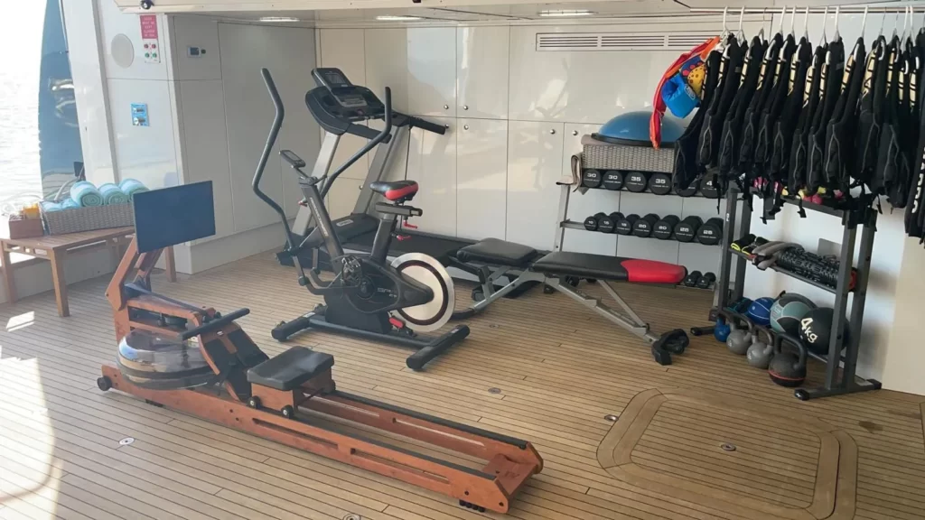 loon yacht charter beach club gym