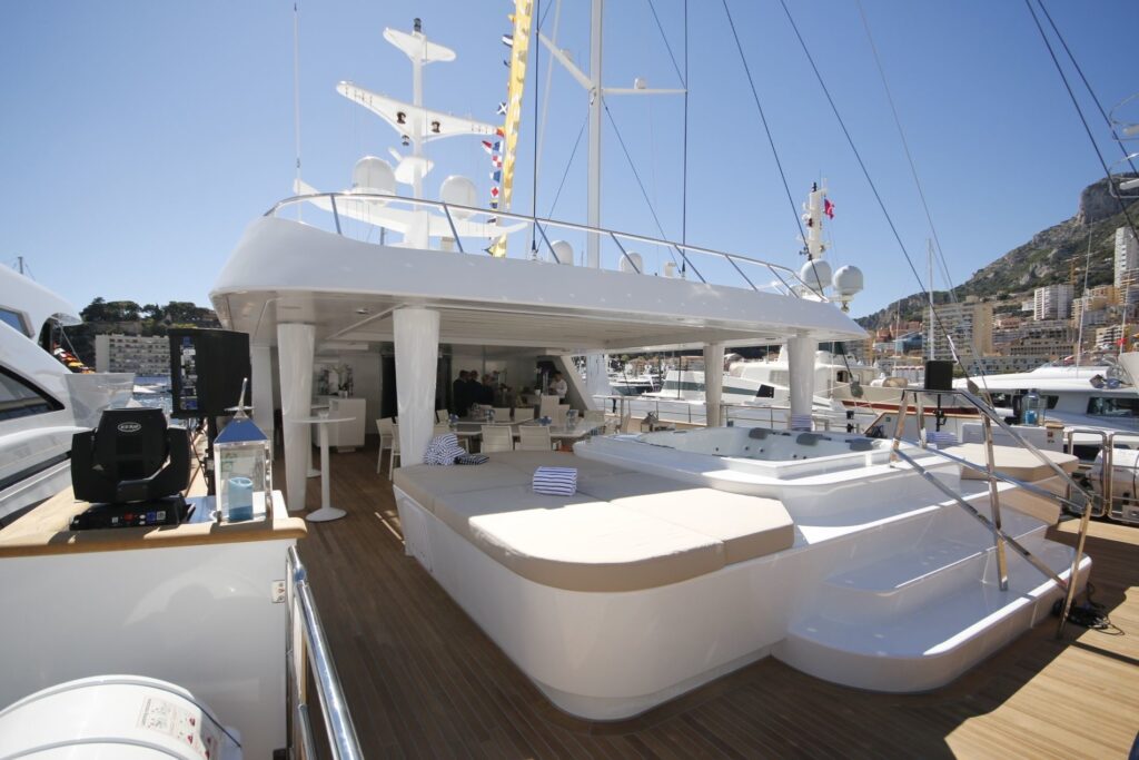 katina yacht charter sundeck aft jacuzzi